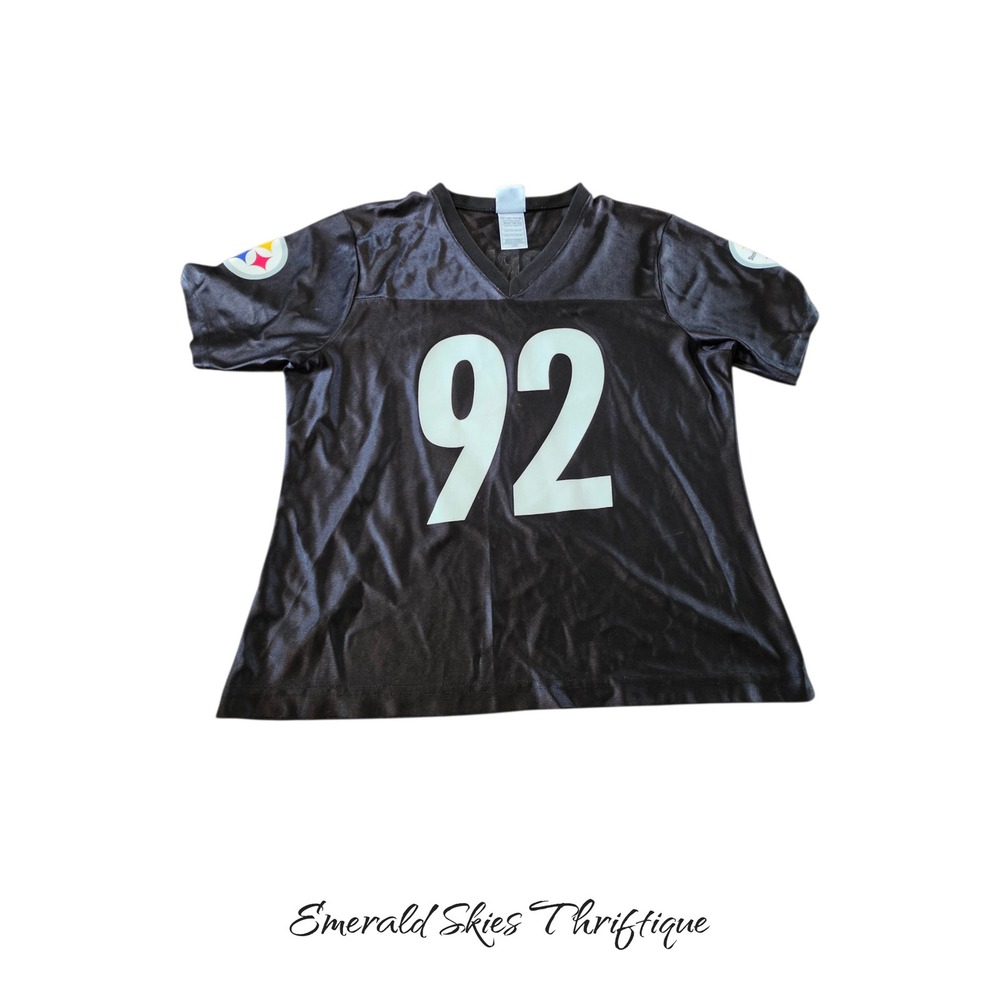 NFL Apparel women's jersey #92 Harrison women's large Steelers